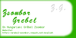 zsombor grebel business card